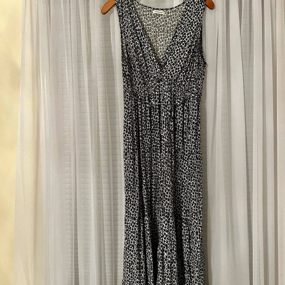 Black Floral Sun Dress